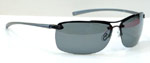Rimless Polarized Sunglasses Plastic Arms